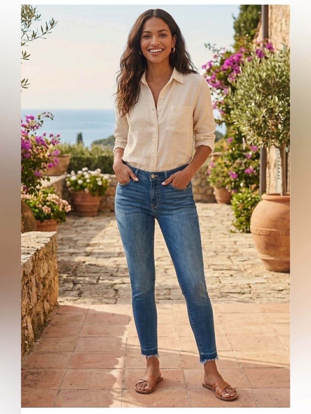New Lucky Brand Ava Skinny - Women's Pants Denim Jeans